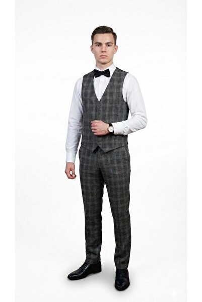 Plus Scorpion Men's 3-piece costume - vest, pants, jacket