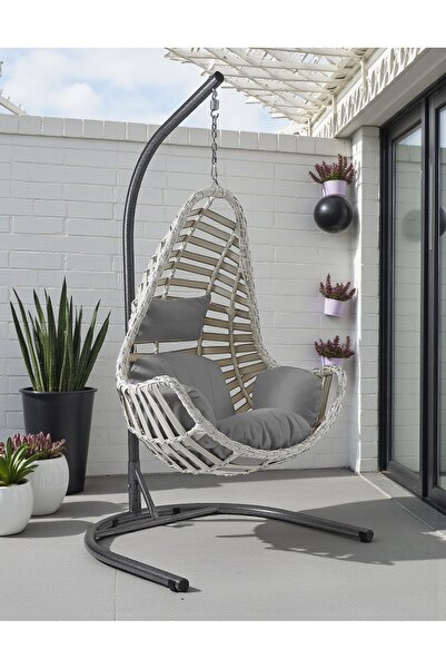 Tu Tienda SEFERİHİSAR TEK KİŞİLİK RATTAN SALINCAK 135*135