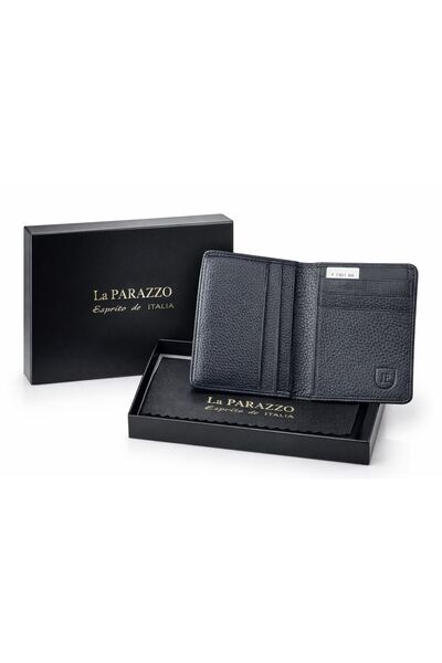 La Parazzo Genuine Leather Card Holder Wallet for Men – Slim Luxury Wallet, B...