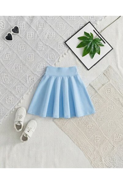 MRDN MODA Kız çocuğu yüksek bel mini klos etek