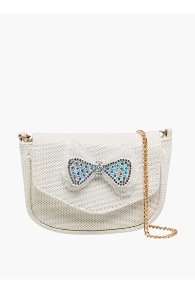 Flora Bella by Shoexpress Embellished Bow Crossbody Bag with Chain Strap - H ...