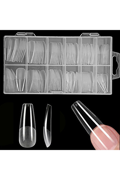 Choice 120 Long ladder 120pcs Pure Color Matte Ballet Coffin Nail Tips Long T...