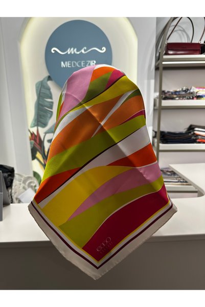 EGGO COUTURE Tivil Silk Scarf