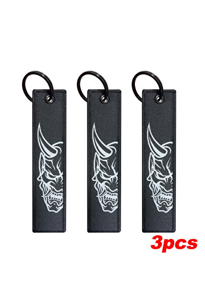 Choice 13 cm 3 pcs Midnight Club Oni Mask Both Sides Embroidery Patterns Funn...