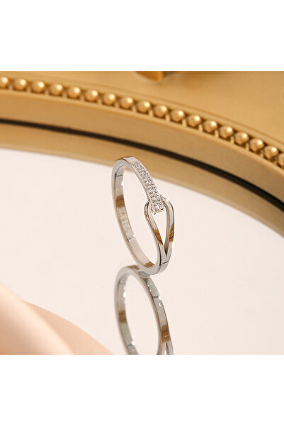 Choice 6 Silver Zircon Rings Stainless Steel Cute Jewelry for Women, Comfort ...