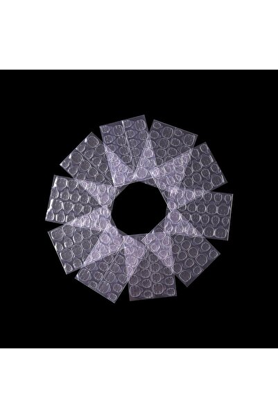 DUTRIEUX الصين، البر الرئيسي، وردي، 10 قطع، ملصقات لاصقة للأظافر ذات وجهين، غ...