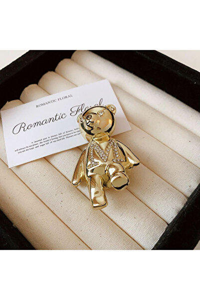 Choice دبابيس دب ذهبي اللون مع سماعة رأس، تصميم رقم 3، للنساء والفتيات، دبابي...