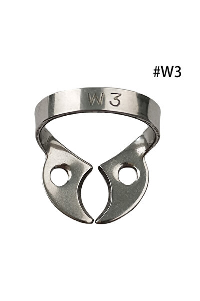 Choice6 W3 Dental Dam Clamps Endodontic Restorative Barrier Clips Stainless S...