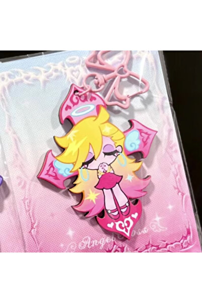 Choice pink Panty & Stocking with Garterbelt Anime KeyChain Men Key Chain for...