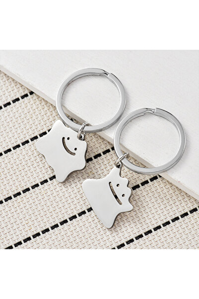 Choice Ditto Set New Ditto Hollow Keychain Cute Trend Titanium Steel School B...