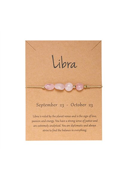 Choice BR23Y0720-11 Charm 12 Constellation Irregular Natural Stone Beads Brac...