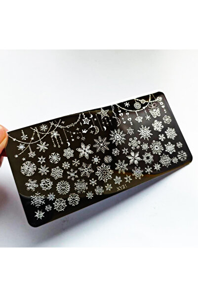 Choice XY-31 1pcs Nail Stamping Plates Christmas French Xmas Steel Printing S...