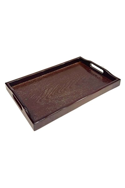 ALQANNAS Small Rectangular Fiber Fiber Serving Tray
