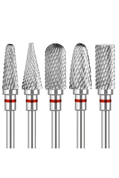 Choice 5PCS 5 pcs Tungsten Carbide Nail Art Drill Bits for Removing Acrylic a...