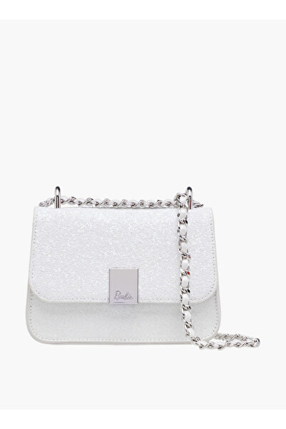 Barbie حقيبة كروس لامعة بحزام سلسلة - الارتفاع 15 × العرض 12 × العمق 5 سم