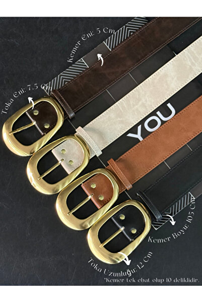 Fiori Gold Buckle Belt, Trouser Belt, Shirt Belt, Coat Belt, Dress Belt