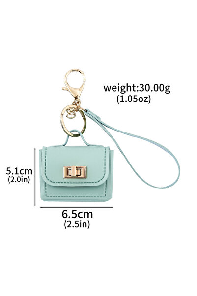 Choice16 BG00079-07 حقيبة يد صغيرة إبداعية من الجلد الصناعي، مزودة بسلسلة مفا...