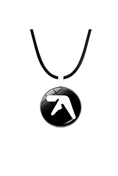Choice black Hip-Hop Aphex Twin Logo Funny Meme Necklace Handmade Jewelry Cab...