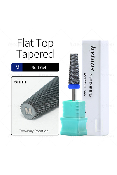 Choice3 رؤوس مثقاب أظافر HYTOOS 5 في 1 مطلية بالكربون الأسود المطلي بالذهب (D...