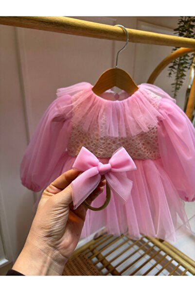 Lolidenss رومبير من التول الوردي السكري