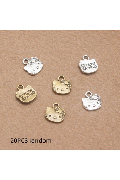 Miniso 20PCS random 20/200PCS DIY Jewelry Accessories Cute Cartoon Hello Kitt...