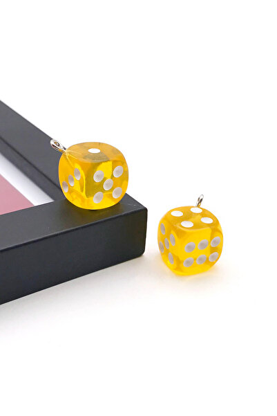 Choice 17232-10 قطع - 10 قطع من قلادات النرد الملونة المصنوعة من الراتنج - مك...