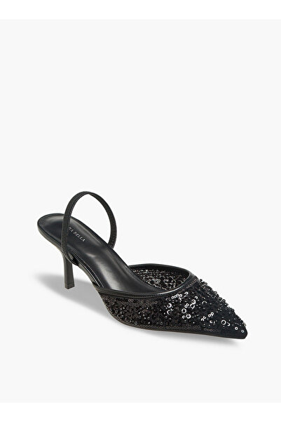 Flora Bella by Shoexpress مجموعة أحذية نسائية مزينة بكعب عالٍ مفتوحة من الخلف...