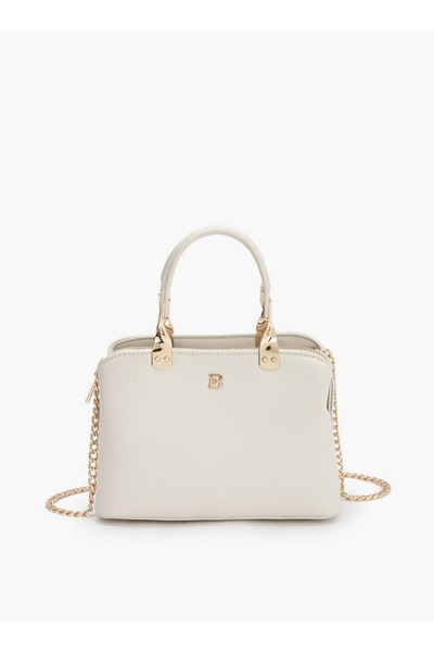 Flora Bella by Shoexpress حقيبة كروسبودي منقوشة بشعار العلامة التجارية مع حزا...