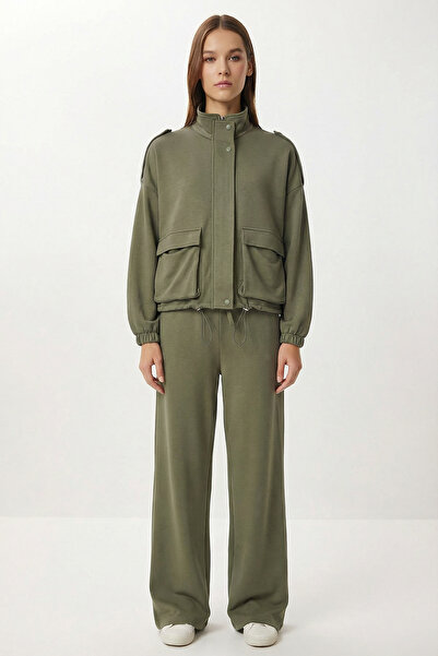 Happiness İstanbul Modal Top and Bottom Set with Flap Pockets