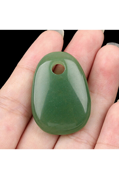 Choice حجر أفينتورين أخضر، قطعة واحدة، حجر طبيعي، شبه منحرف، عقيق، جمشت، كريس...