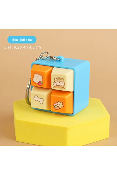 Choice Blue1 New Cartoon Fidget Keychain Keys Button Keycap Keyboard Caps DIY...