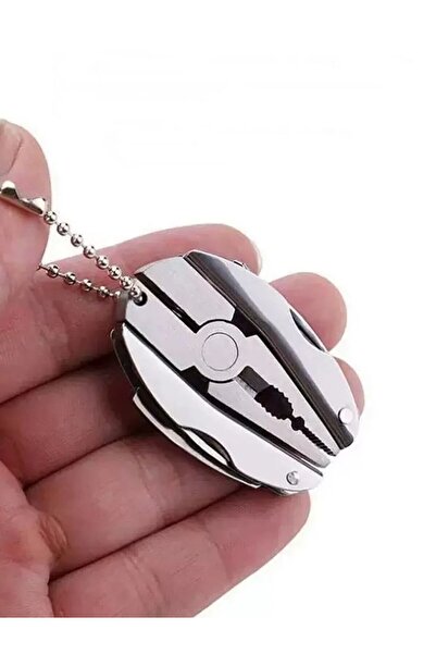 Choice 6 cm Silver Durable Stainless Steel Multi-Tool Key Chain - Portable Fo...