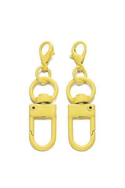 Choice Yellow lot Colorful Lobster Clasp Hooks Keychain With Lobster Matel Cl...