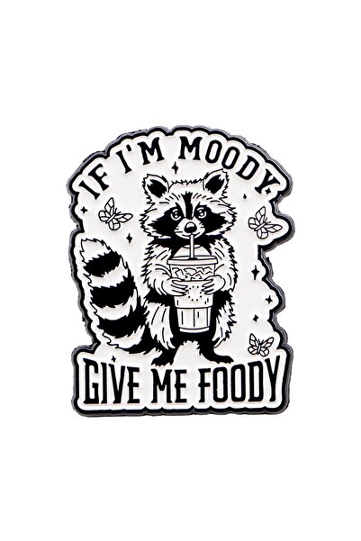 Choice دبوس مينا مزين بـ 18 اقتباسًا فكاهيًا، بروش على شكل راكون وأبوسوم كرتو...