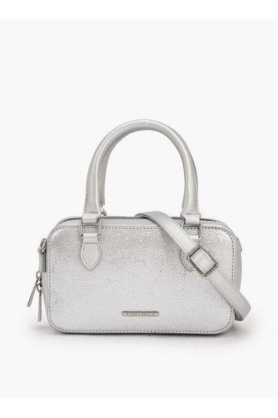 Flora Bella by Shoexpress حقيبة كروسبودي منقوشة بحزام كتف قابل للفصل، من مجمو...