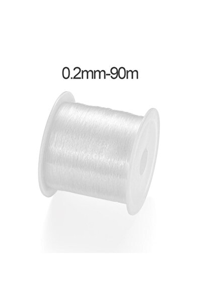 Choice 0.2mm-90m 1Roll 0.2-1mm Transparent Crystal Cord Thread Beading Non-st...