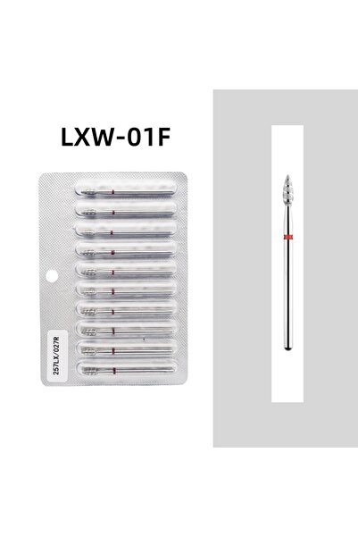 choice2 01F 10 قطع من رؤوس حفر الأظافر الماسية تورنادو فليم، مقاسات حبيبات نا...