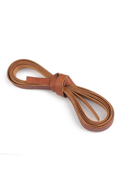 Choice flat 10X1.5mm 2m Vintage Cowhide Leather Cord Strip Round/Flat Rope St...