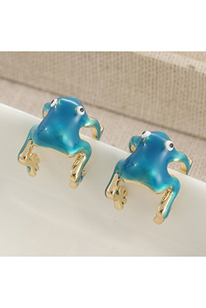 Choice T1142-Blue سوار أذن ضفدع أزرق/أخضر جميل ومبتكر للنساء، إكسسوارات مجوهر...