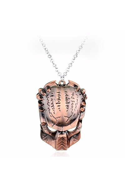 Choice10 قلادة N220-redbronze بتصميم قناع فضائي مستوحى من أفلام الرعب، قلادة ...