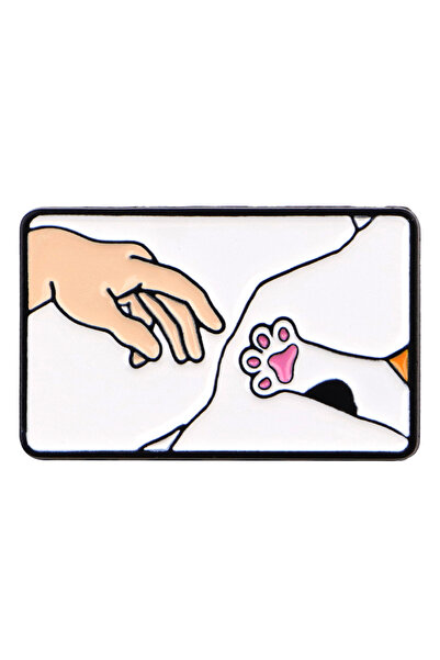 Choice 9 دبابيس على شكل قطط كرتونية للنساء، دبوس مينا لطيف على شكل مخالب قطة،...