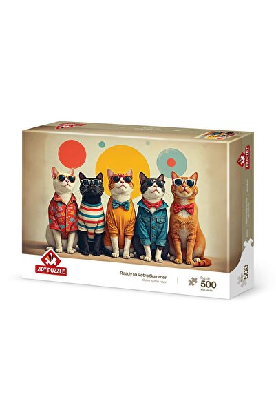 Art Puzzle لغز مكون من 500 قطعة جاهز للصيف بتصميم عتيق