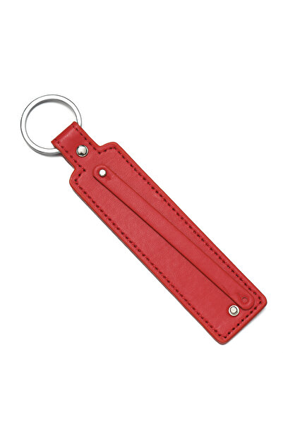Choice Red 1pcs Artificial PU Leather Keychain Business Gift Leather Key Chai...