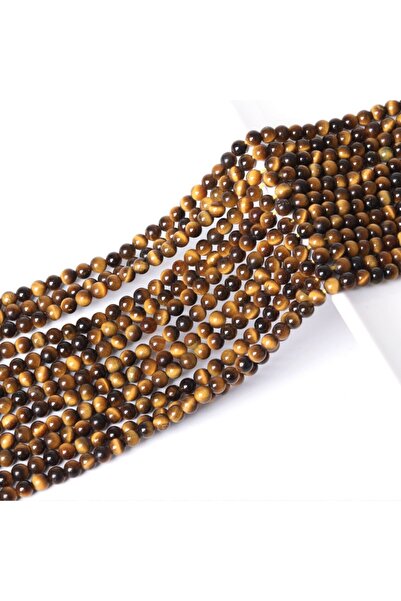 choice2 AE-060-8MM Natural Tiger Eye Stone Beads Round Spacer Beads for Jewel...