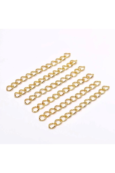 Choice 5 cm Gold 100pcs/lot 50mm 70mm Necklace Extension Chain Bulk Bracelet ...