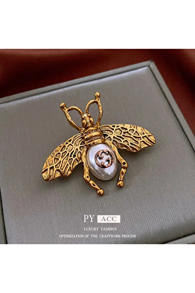 Choice بروش لؤلؤي على شكل نحلة بتصميم كلاسيكي، بدون علبة، قطعة مجوهرات نسائية...