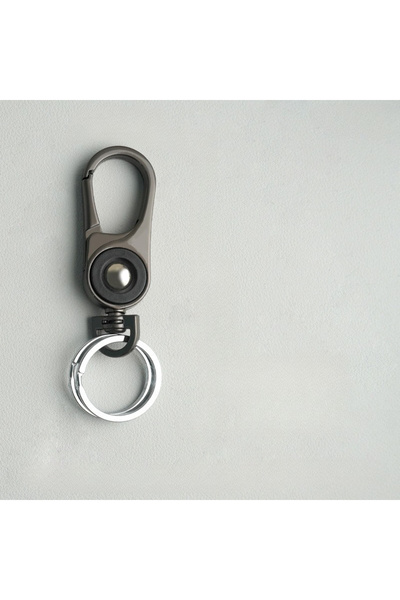 Choice1 1pc-Gun Color Car Key Chain Hanging Waist Buckle Creative Ring Pendan...