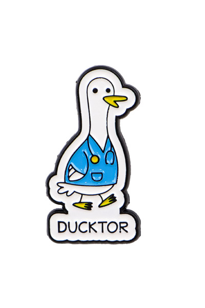 Choice 5 دبابيس مينا مضحكة على شكل أوزة، دبابيس كرتونية على شكل بطة، بروش للم...