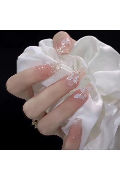 Choice QXCZ078 ٢٤ قطعة من الأظافر الاصطناعية مع غراء أظافر واحد ومبرد أظافر واحد