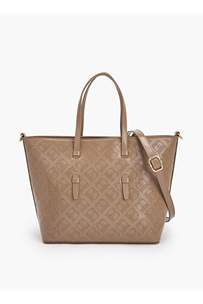 Flora Bella by Shoexpress حقيبة تسوق مقطوعة بالليزر مع حزام كتف قابل للفصل - ...